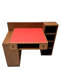 Art Deco Modernist Desk by P.E.L. Izeren for De Genneper Molen, 1920s 1